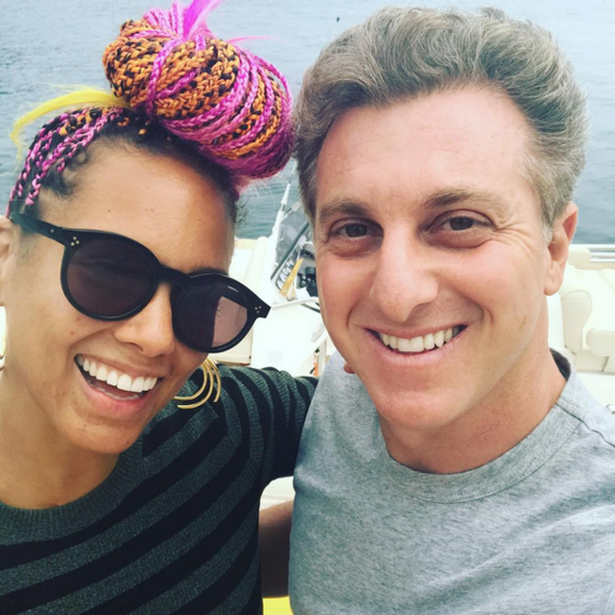 Alicia Keys, Luciano Huck, Instagram Alicia Keys, Luciano Huck, Instagram